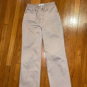 Abercrombie & Fitch Oat 90s relaxed Jeans